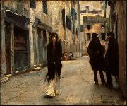 John Singer Sargent Sargent Street in Venice France oil painting artist